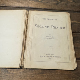 The Children's Second Reader Antique Book (1895)
