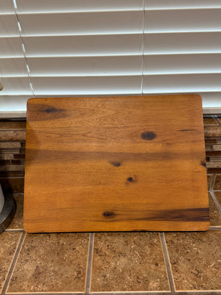 Wood Cutting Board with Blue Lightening Resin