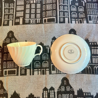 Ridgway Potteries Ltd. Royal Adderley Flat Cup & Saucer Set (2 pieces)Ironstone Regency Flat Cup & Saucer Set (2 pieces)