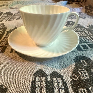 Ridgway Potteries Ltd. Royal Adderley Flat Cup & Saucer Set (2 pieces)Ironstone Regency Flat Cup & Saucer Set (2 pieces)