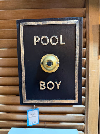 Pool Boy Sign
