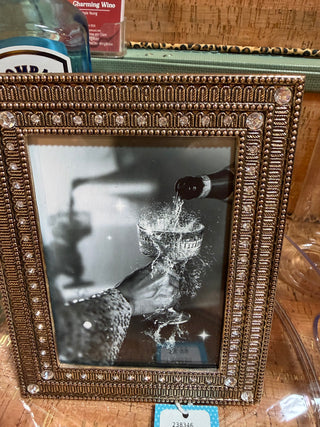 4x6 Champagne Framed Art