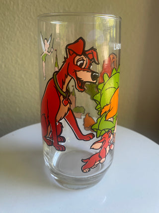 Vintage Lady and the Tramp glass