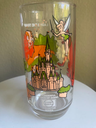 Vintage Lady and the Tramp glass