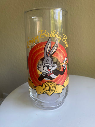 “Happy birthday Bugs” 50 years glass