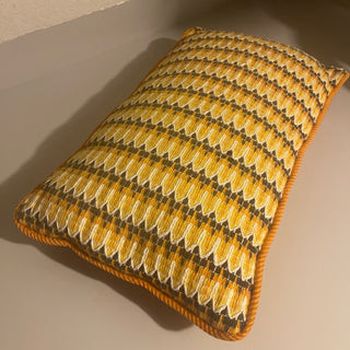 Vtg 18"x10" Textile/ Corduroy Pillow--SP