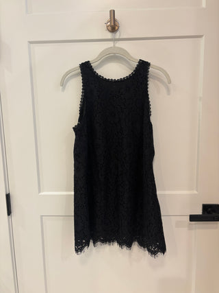 Black Lace, Sleeveless Blouse, Size Small
