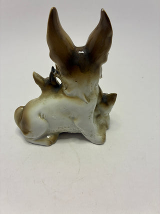 Vintage German Porcelain Schnauzer Figurine, 1933