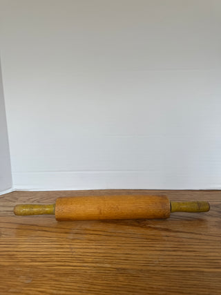 vintage wood rolling pin