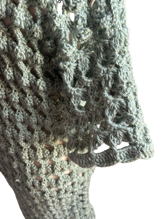 Handmade green cardigan