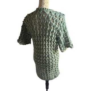 Handmade green cardigan