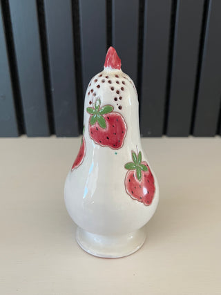 Vintage Italian strawberry sugar shaker