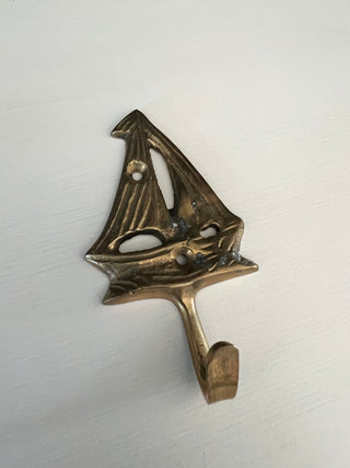 Brass sailboat hook
