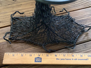 Pottery Barn Rare Black Metal Wire Spooky Halloween Tree Candle Holder Luminary
