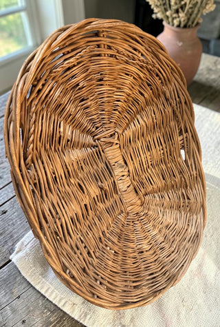 Oval Woven Tray Basket
