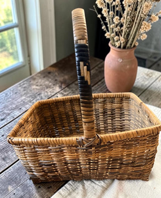 Woven Market Basket w/Handle