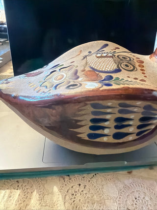 Large Tonala Mexican Pottery Bird VV