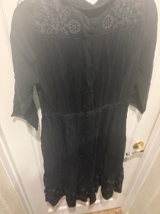 Johnny Was Black Embroidered Western Vipiana Dress XS NWT  VV
