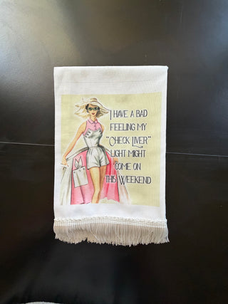 medium sized bar towel