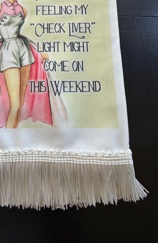 medium sized bar towel