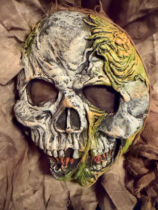 Easter Unlimited Zombie Skull Mask  and top rib cage