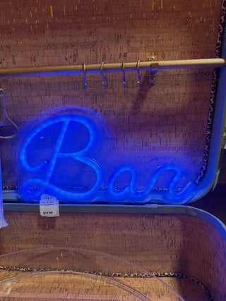 neon bar light w/ plug adapter