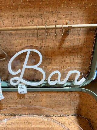 neon bar light w/ plug adapter