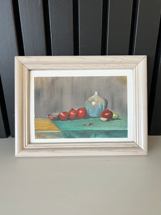 Original pomegranate framed painting