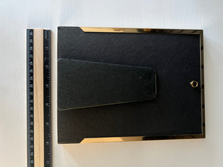 Brass oval picture frame