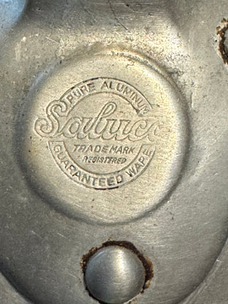 Vintage Jumbo SALUCO Pure Aluminum Camp Kettle