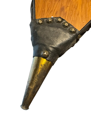 VTG Wood & Leather Fireplace Bellows