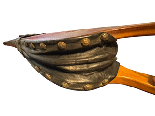 VTG Wood & Leather Fireplace Bellows