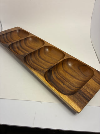 Beekman Home Wood Serving Tray