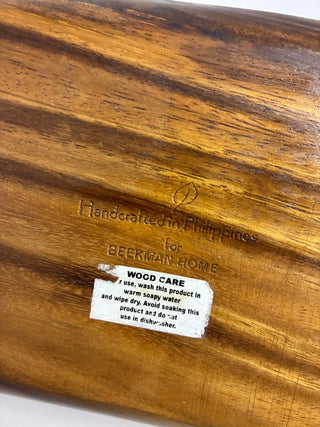 Beekman Home Wood Serving Tray
