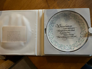 Wedding Keepsake Plate RSV