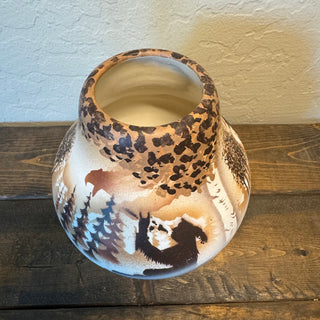 James Benally Navajo "Calling the Spirits" Vase