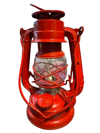 VTG WINGED WHEEL No. 500 Red Hurricane Lantern