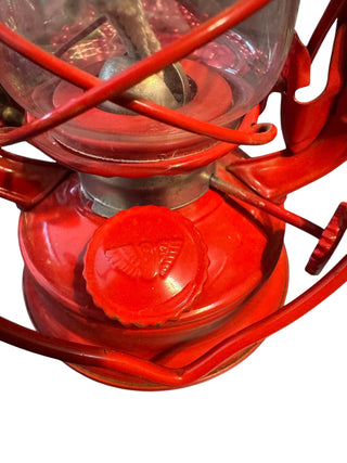 VTG WINGED WHEEL No. 500 Red Hurricane Lantern