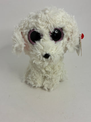 Ty Beanie Boo “Pippie” White Dog