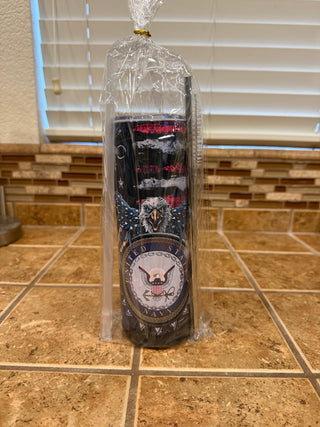 US Navy 20 oz Skinny Tumbler