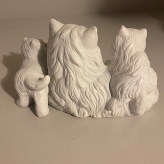7" Homco Cat w/ Kittens Figure, 1412 - SP