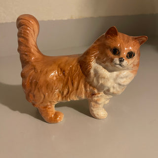 5" Beswick England Ginger Persian Cat Fig - SP