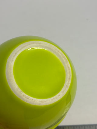 Mid-Century Chartreuse Ceramic Mixing Bowl