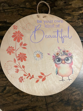 14" Custom Designed Reversible Wall Art RSV