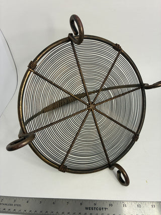 Antique Victorian Wirework Cake Stand / Fruit Basket