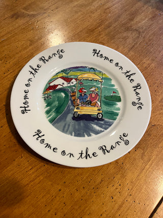 Anne Ormsby Home on The Range Golf Plate RSV