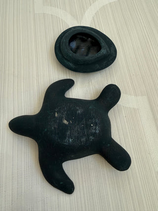 Sm Turtle Lidded Trinket Holder