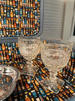 Imperial Glass set of 2 goblets