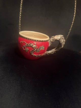 Clayworks Red Dragon tea cup. each VV