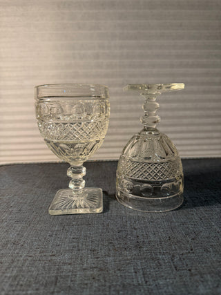 Imperial Glass set of 2 goblets